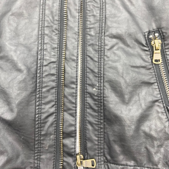Kids faux leather jacket - Picture 3 of 5